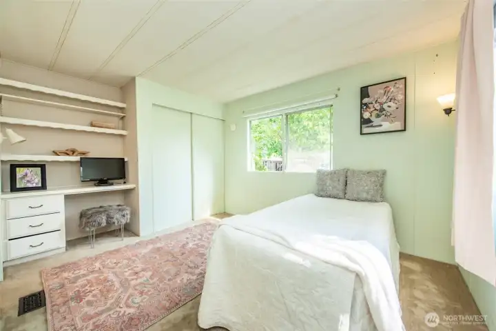 Front bedroom suite with built in desk