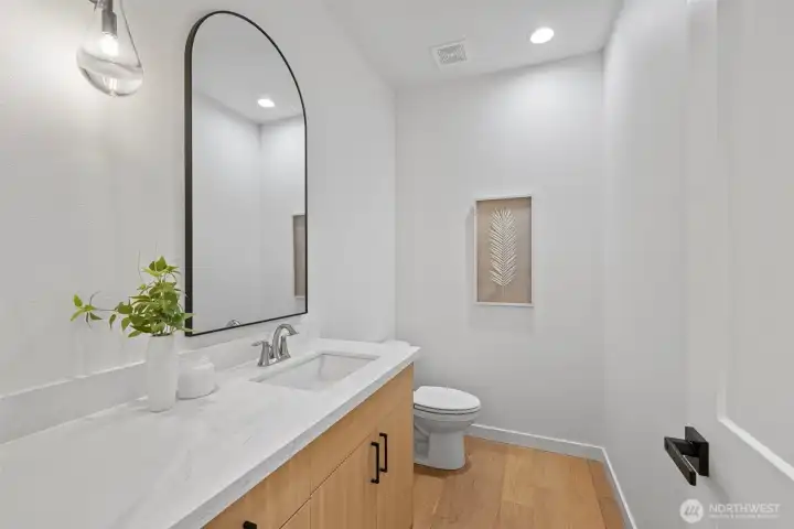 Picture from previous model home - Guest bath