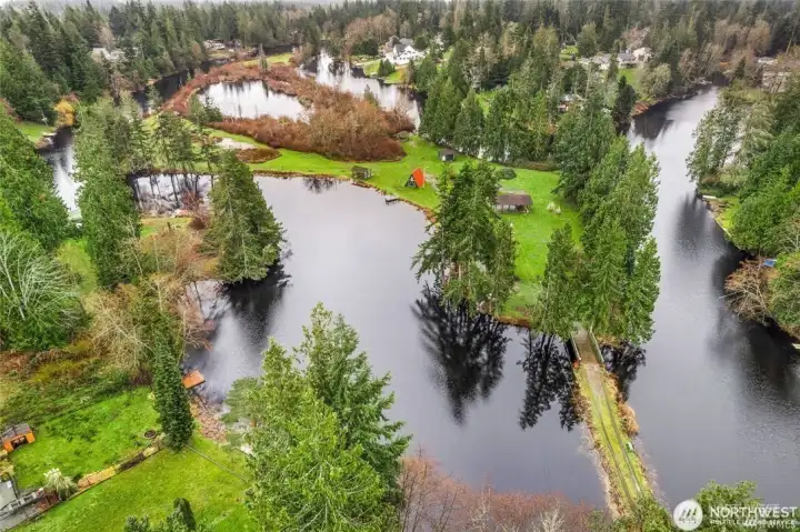 The bridge to the island is next door!