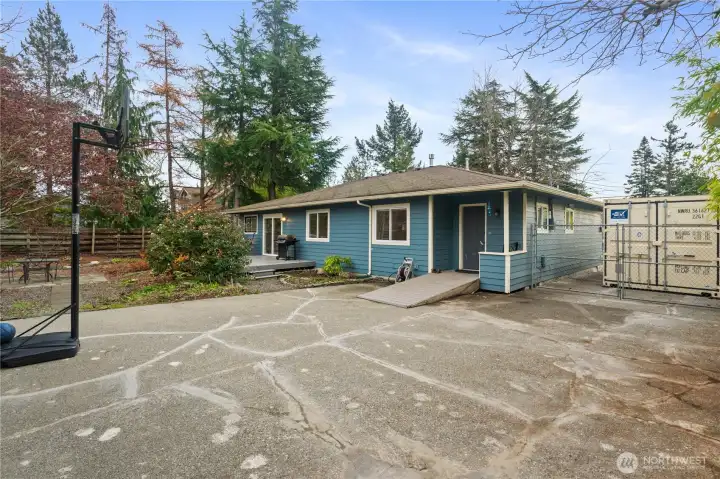 Ramp to Mudroom + Generator Hookup