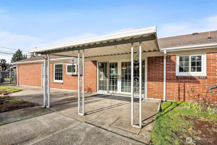 Rear View of the Property