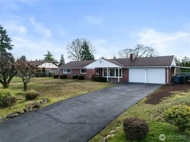 Ready for Your Ideas...Look at that Driveway!