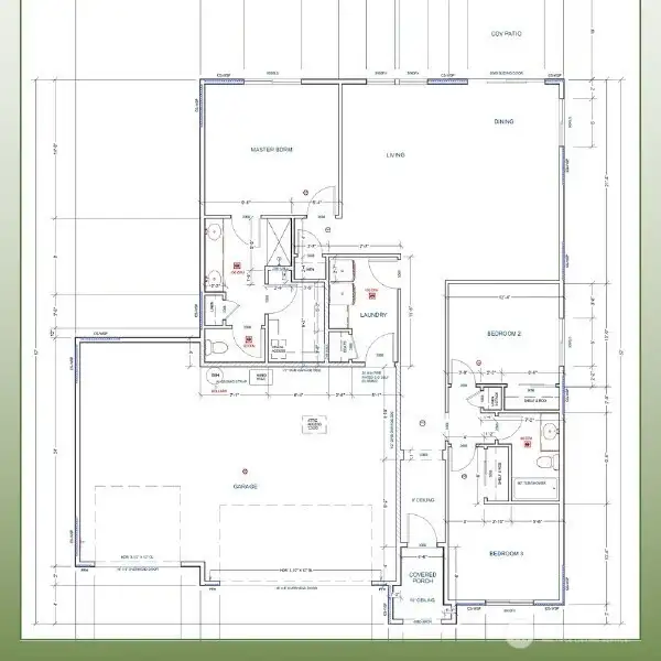 Floorplan reversed from actual home.
