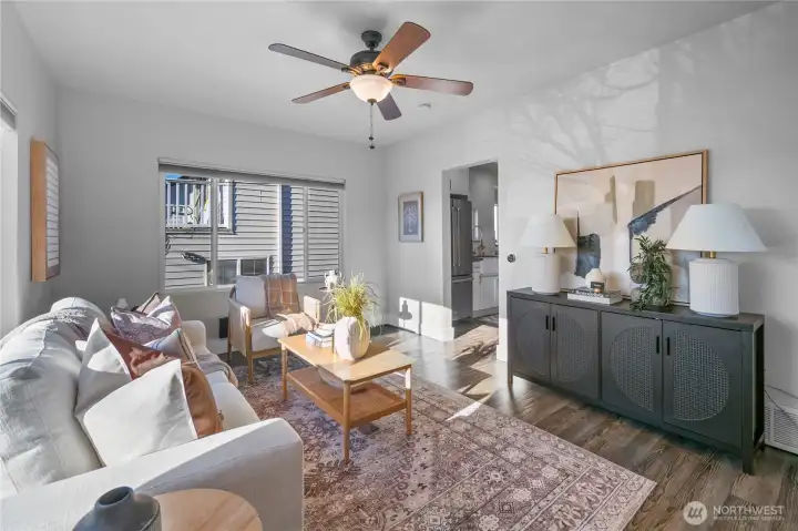 Newly painted interior