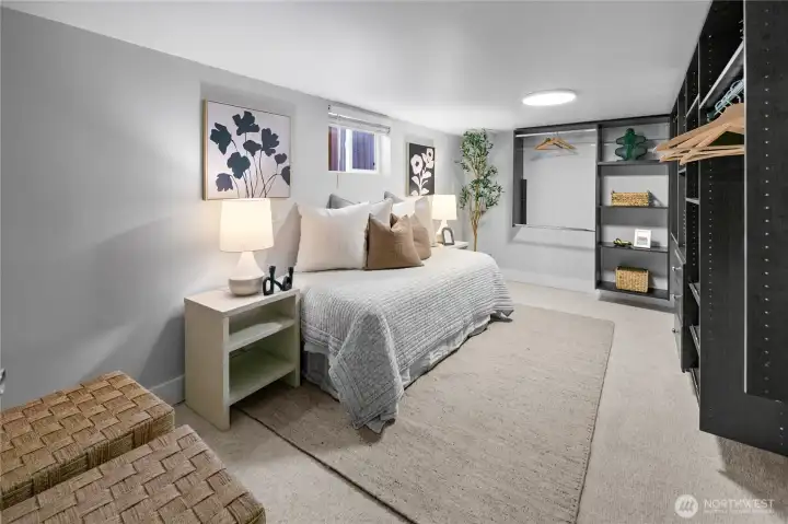 Lower level bedroom