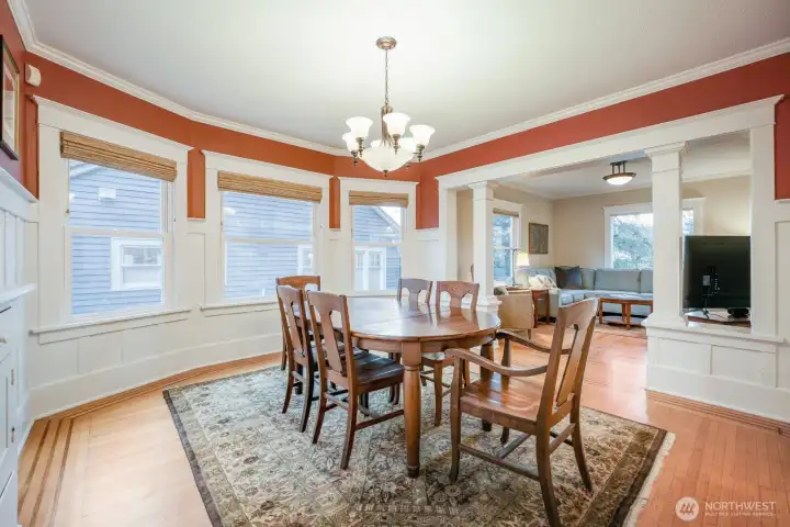 Big open space with large windows.