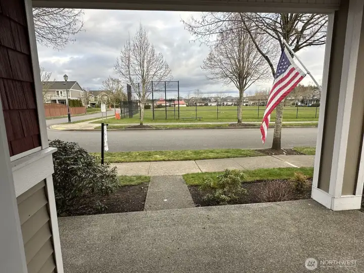 Front door park view