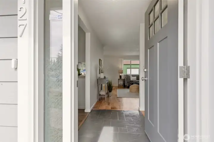 Enter to find gorgeous, original hardwood floors!