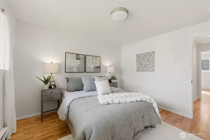 Another view of the first bedroom.