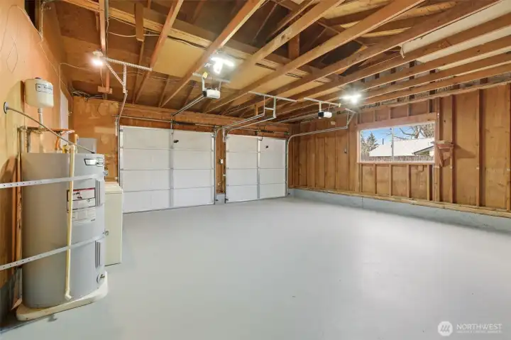 The garage also has brand new garage doors with automatic openers!