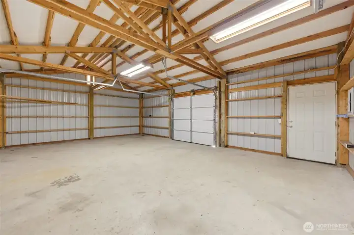 This shop is ready to store your toys or hold your projects!!