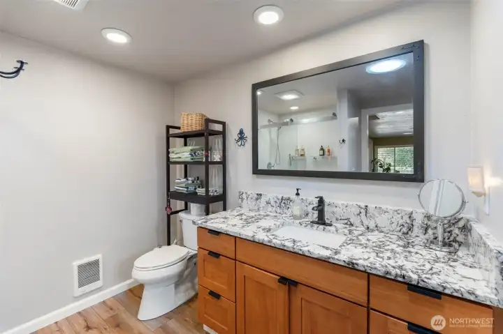 Primary bathroom Primary bathroom