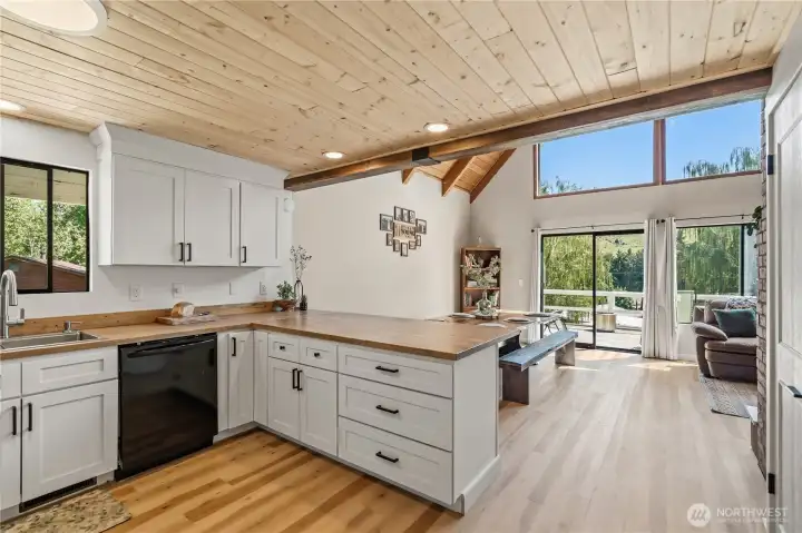 Kitchen Open to the Dining