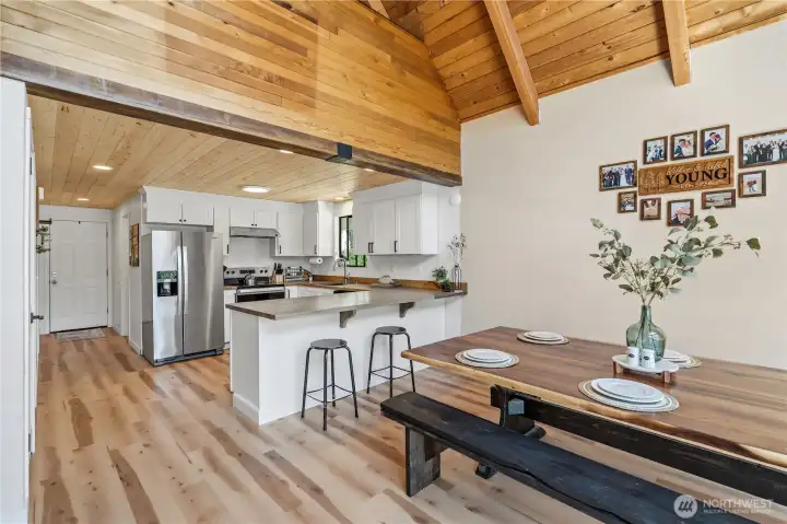 Dining Open to Kitchen