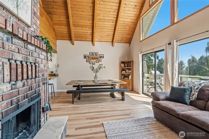 Living Room with Lots of Natural Light
