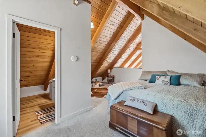 Primary Bedroom and Half Bath