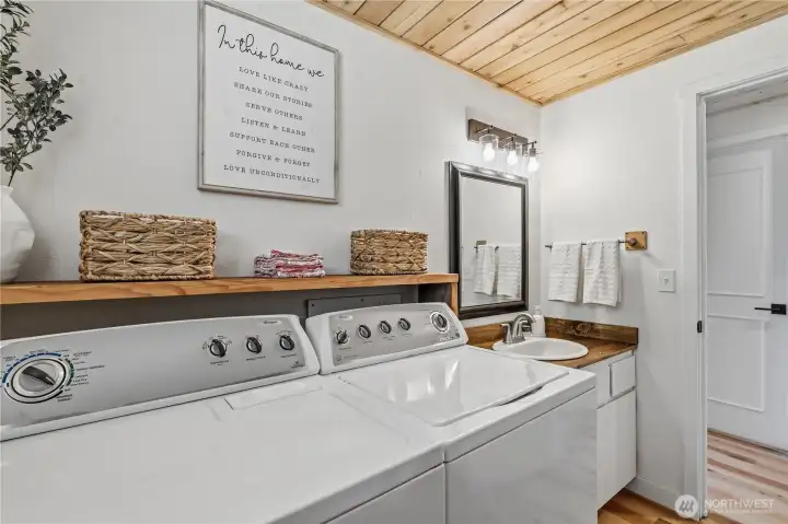 Washer and Dryer Stay