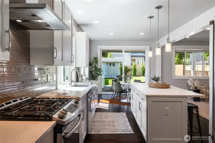 Premium stainless appliances