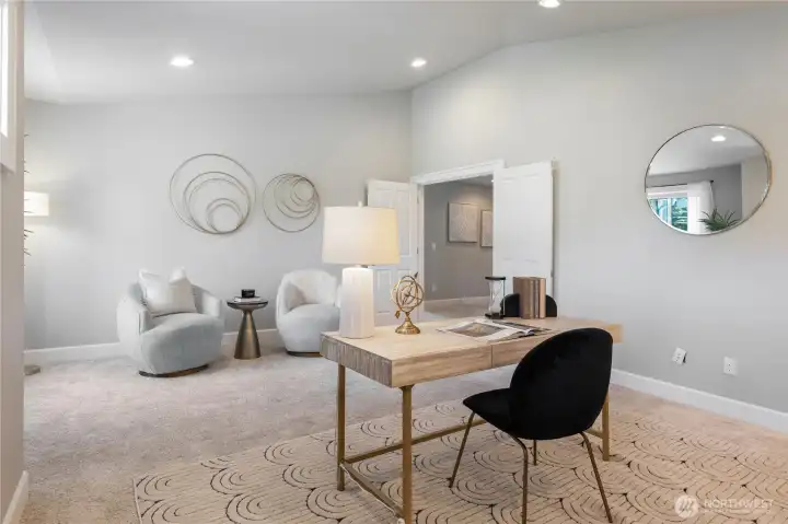 Flexible bonus room complete the upper level.