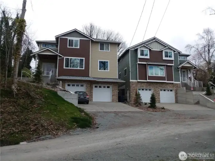 Newer Construction Homes off of Leroy Place. Directly across the street.