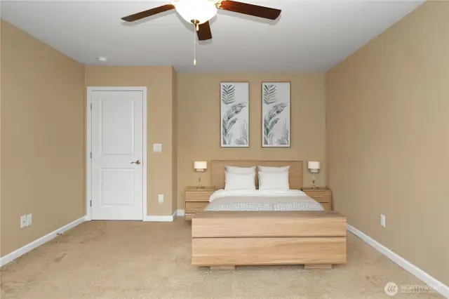 Primary Bedroom (Virtually Staged)