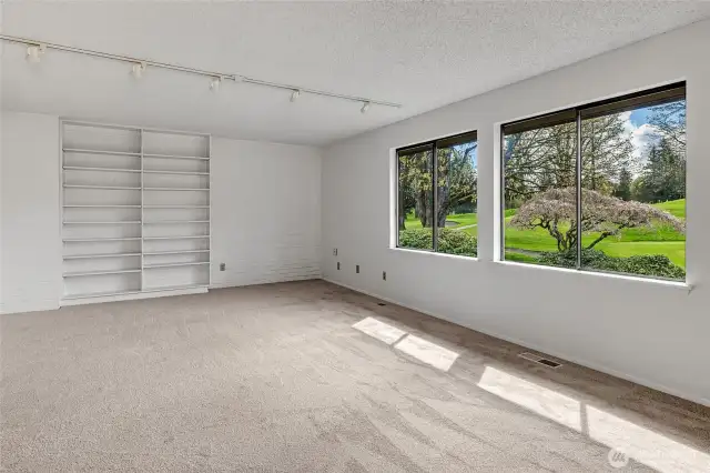 Primary bedroom and the sitting area