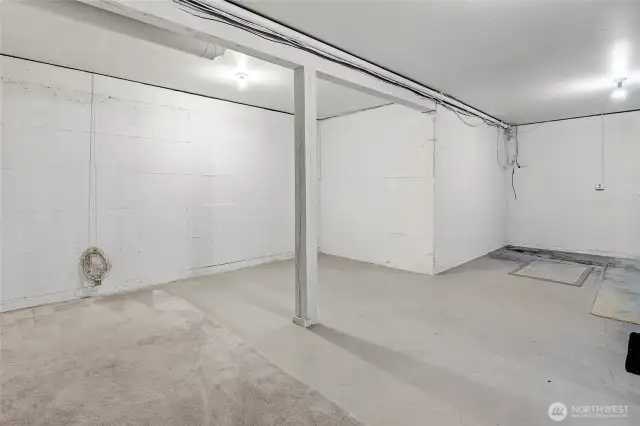 Two car garage
