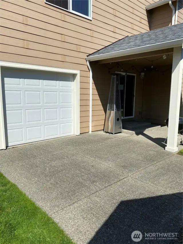 Garage access from back Yard