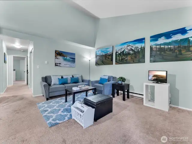 Easy flowing floor plan