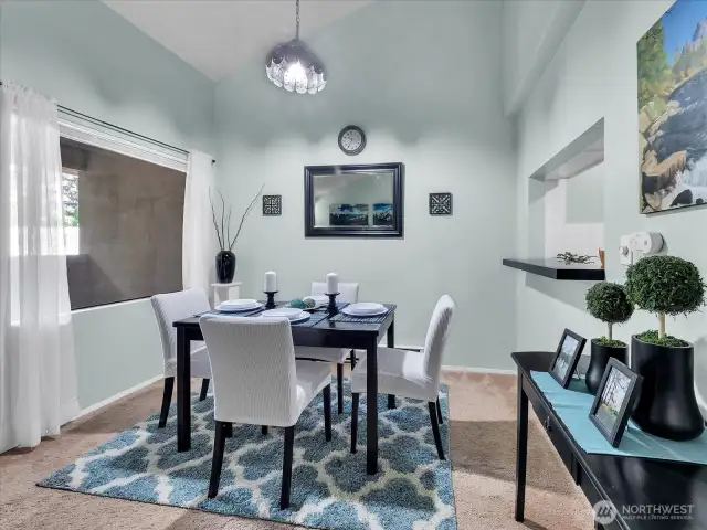 Adjacent dining area