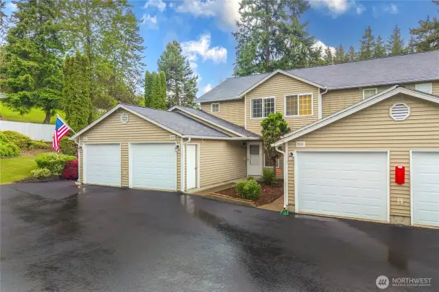 Lovely quiet end location backing open space.