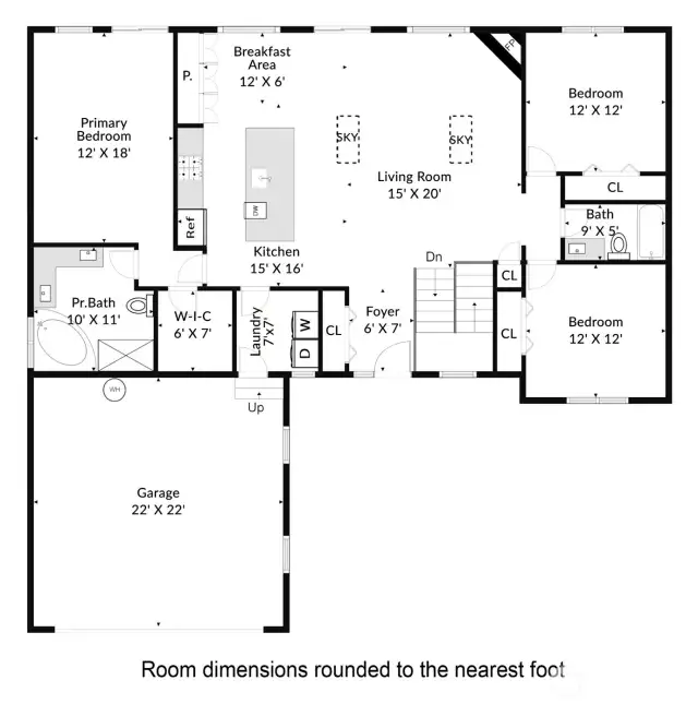 This thoughtfully designed main level floor plan is a flexible canvas, ready to evolve with your lifestyle and future dreams.