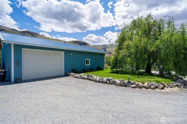 Oversized attached garage