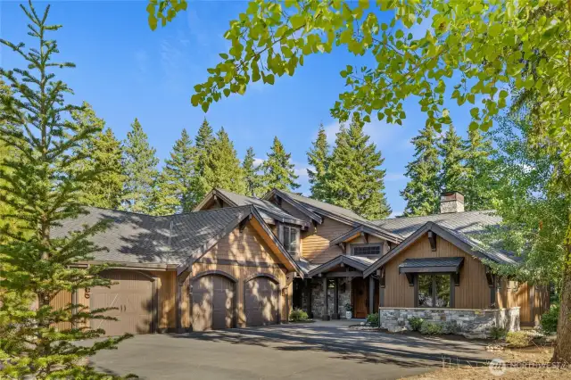 beautifully situated on lot