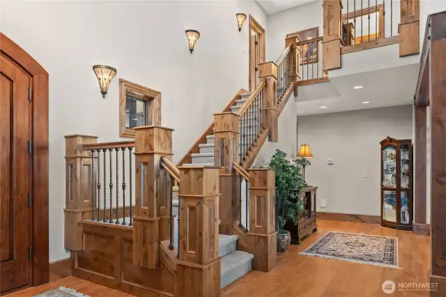 beautiful custom staircase