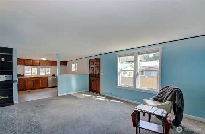 Living Room and Kitchen