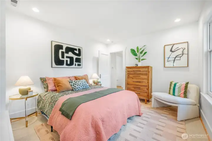 Second main level bedroom