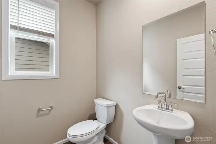 Half Bath on main level