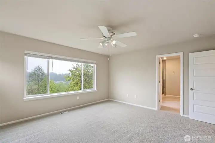 Primary Bedroom without staging