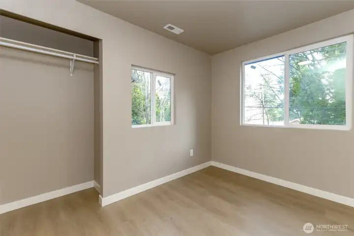 Main floor Bedroom with Henderson Bay view