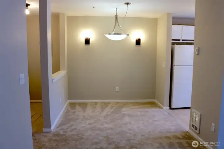 dining room, looking from the living room