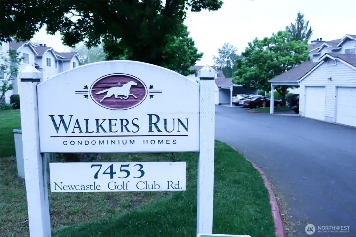 Heart of Newcastle, Walker's Run Condos, park-like and peaceful atmosphere