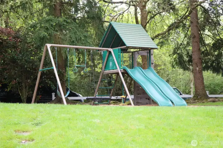 Playground behind building A