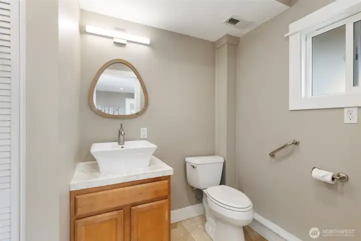 Lower level 1/2 bath Lower level 1/2 bath
