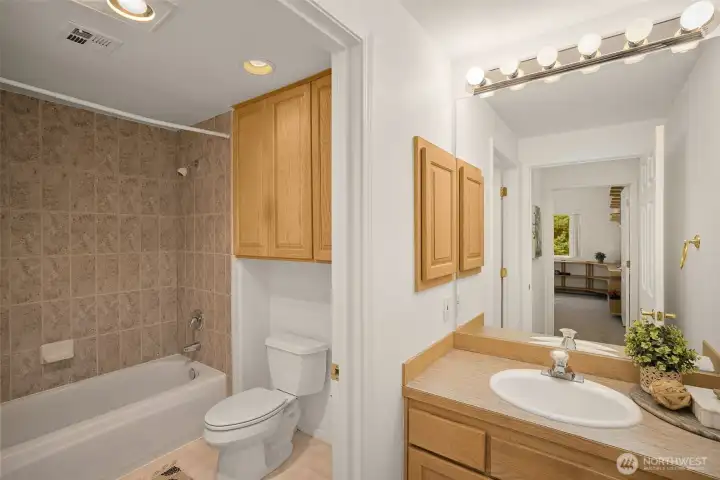 Lower floor full bath with tub Lower floor full bath with tub