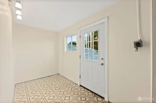 Mudroom in downstairs