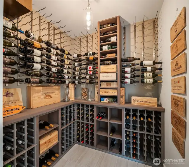 Temperature controlled wine cellar