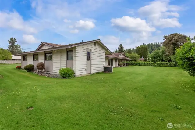 Side view of home