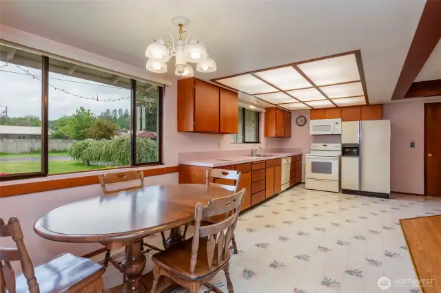 Massive eat in kitchen