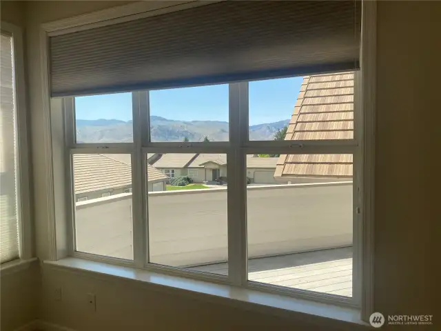 VIEW FROM LIVING AREA